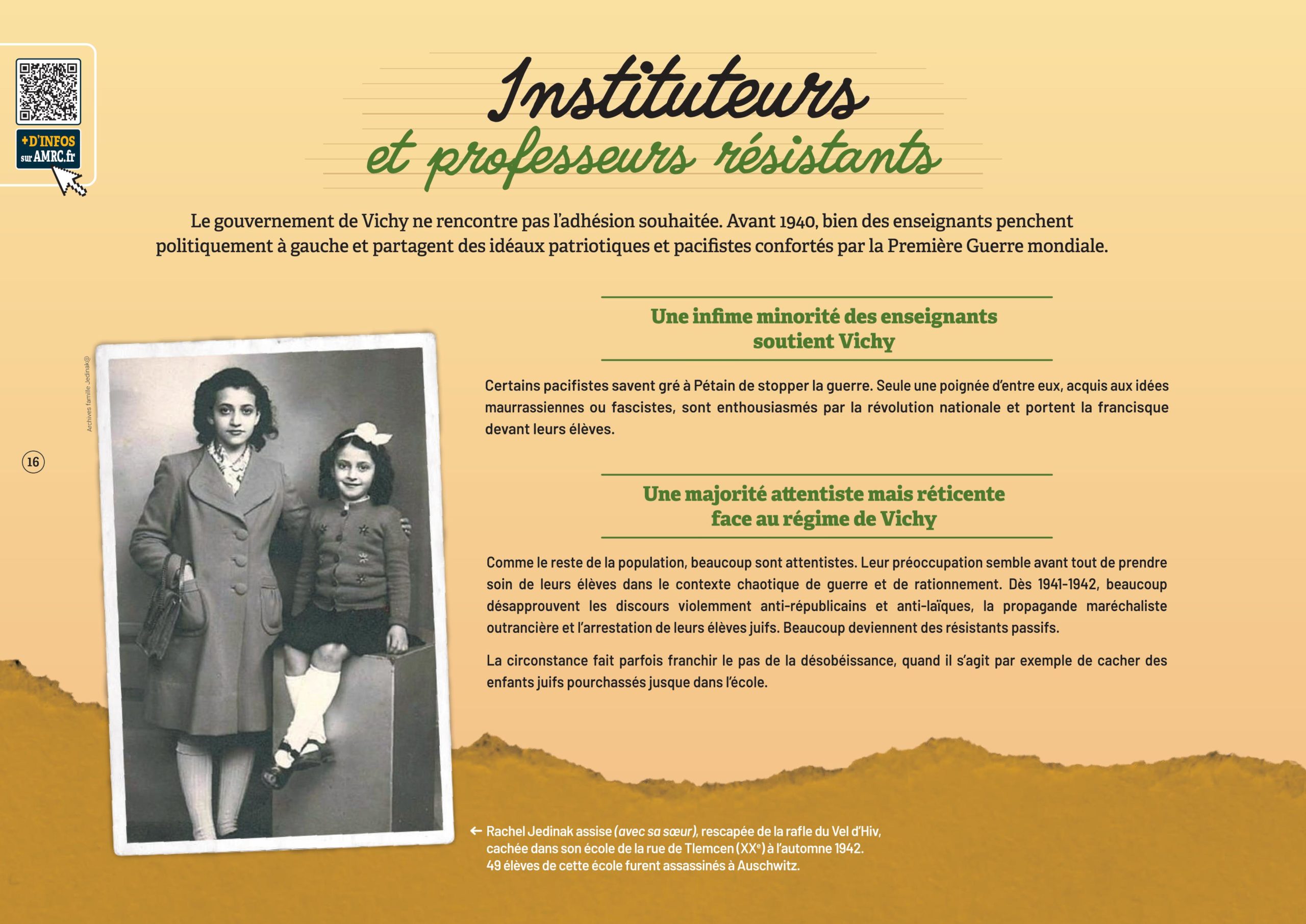 L'École et la Résistance, 1940-1945